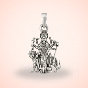 Pure Sterling Silver Goddess Durga maa