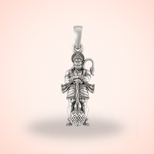 Pure Sterling Silver God Hanuman