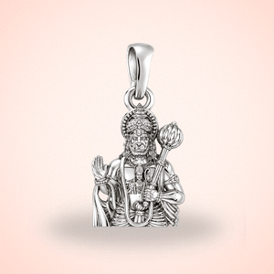 Silver 92.5 Purity God Hanuman Pendant