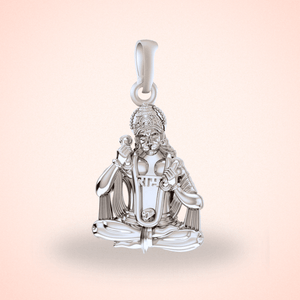Sterling silver 92.5 Purity God Hanuman