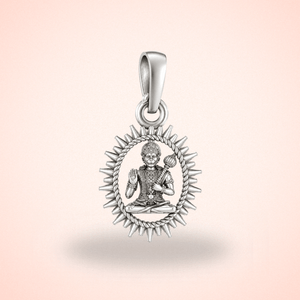 Pure Sterling Silver God Hanuman Pendant