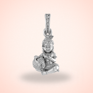 Pure Sterling Silver God Laddu Gopal