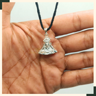 950 Britannia Silver Aadiyogi Silver Pendant