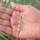 950 Silver Swirl Knot Pendant