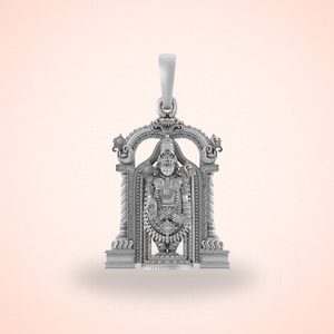 Sterling Silver (92.5% purity) God Balaji Pendant