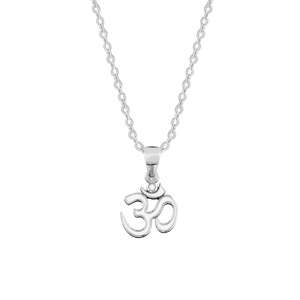 Om Pendant with Link Chain