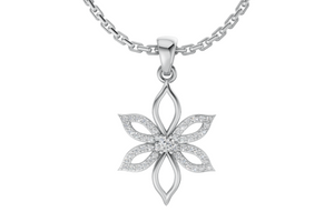 Floral Butterfly Necklace - Valentine Day Gift for her