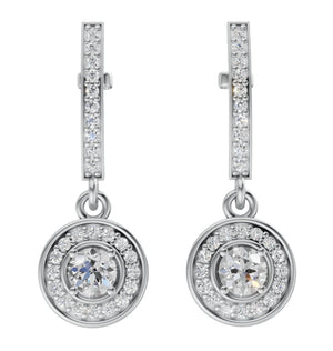 950 Silver Vintage Dangling Earring