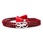 infinity charm britannia silver rakhi