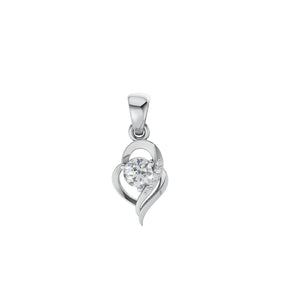 950 Silver Swirl Pendant