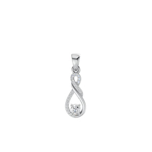 950 Silver Infinity Love Pendant