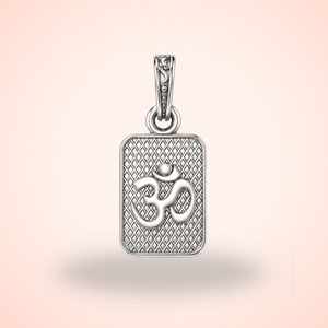 Pure Sterling Silver Religious Om