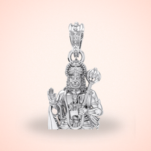 Pure Sterling Silver God Hanuman
