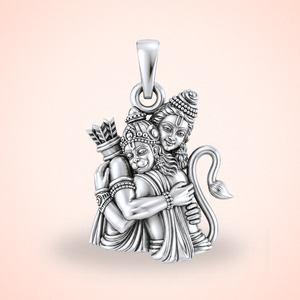 Pure Sterling Silver God Hanuman