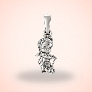 Pure Sterling Silver God Bal Hanuman