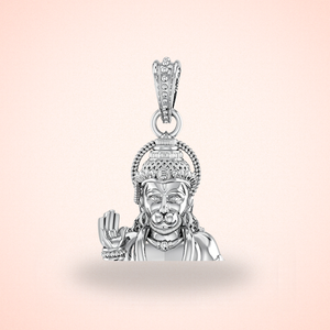 Pure Sterling Silver God Hanuman