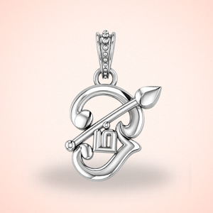 Pure Sterling Silver God Tamil Om Pendant