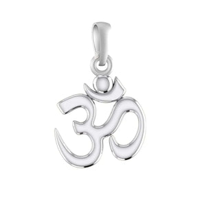 950 Silver Om Pendant