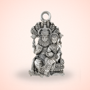 Pure Sterling Silver God Narsimha Laxmi