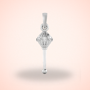Pure Sterling Silver Divine Hanuman Gada