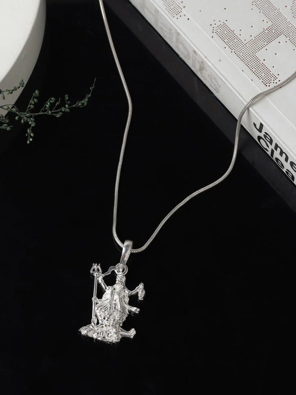 950 Silver Goddess Kali Maa Pendant
