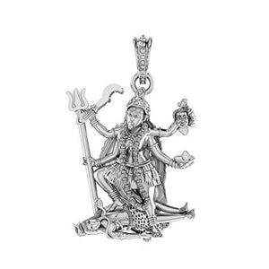 950 Silver Goddess Kali Maa Pendant