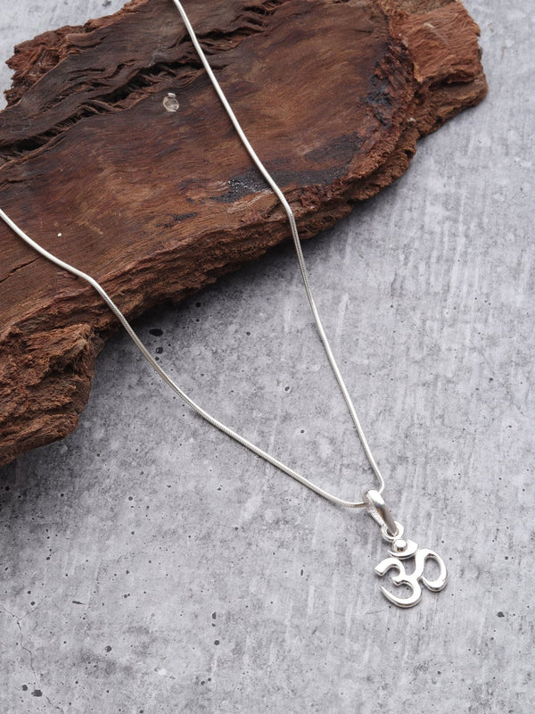 950 Silver Om Pendant