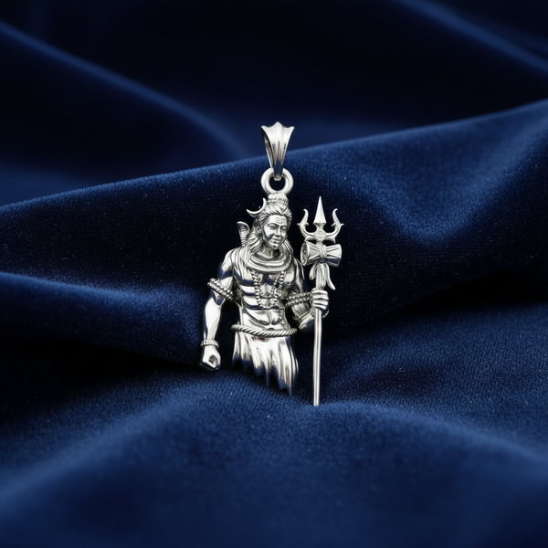 950 Silver Shiva Pendant