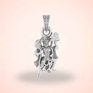 Pure Sterling Silver God Hanuman
