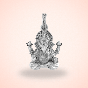 Pure Sterling Silver God Ganesh