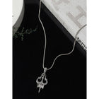 950 Silver God Shiva Trishul Pendant