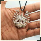 950 Silver Meditating Shiva Pendant
