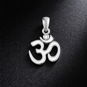950 Silver Om Pendant