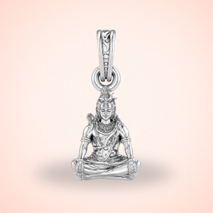 God Meditating Shiva Pendant