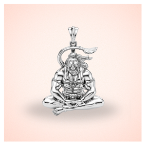 Medidating Hanuman Ji Pendant