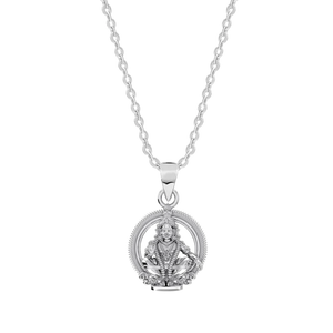 God Ayyappa Pendant with Link Chain