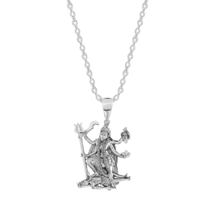 Goddess Kali Maa Pendant with Link Chain