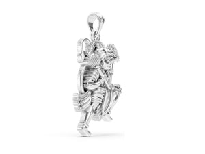 950 Silver Sanjeevni Booti Hanuman Pendant