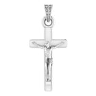 950 Britannia silver Jesus on Cross Silver Pendant