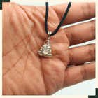 950 Silver Medidating Hanuman Ji Pendant
