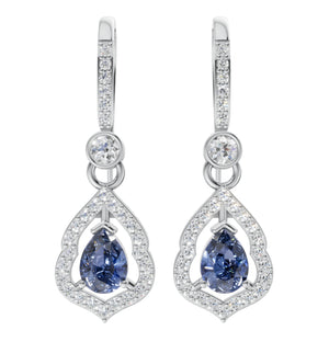 Silver Royal Dangling Earring