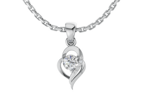 Swirl Necklace - Valentine Day Gift For Her