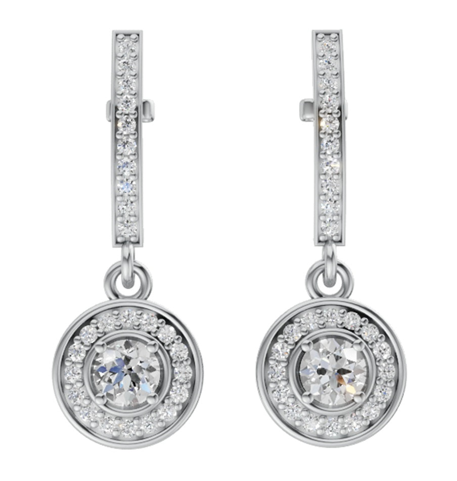 Silver Vintage Dangling Earring