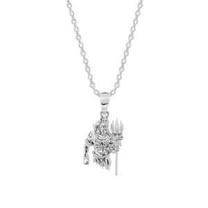 Shiva Pendant with 18" Link Chain