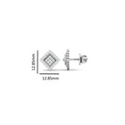 950 Britannia Silver Stud Earrings