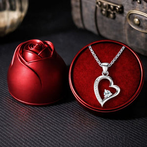 Valentina Heart Necklace - Valentine Day Gift For her