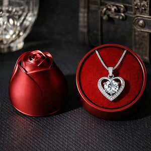 Love Heart Necklace - Valentine Day Gift For her