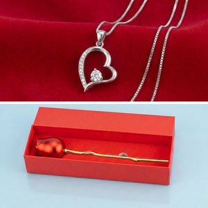 Valentina Heart Necklace - Valentine Day Gift For her