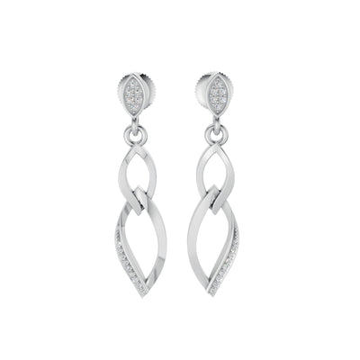 950 Silver Dazzling Dangling Earring