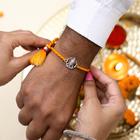 hanuman 950 britannia silver rakhi